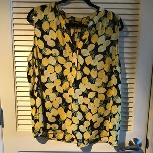 Nine West Lemon Blouse